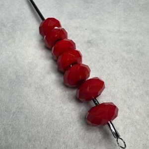 5/$20 single Faceted Charm Bead